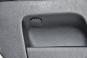 Door trim card rear left Lexus GS300 GS350 GS430 GS450h 06-06 black, mahogany leather tears, break, broken fastener