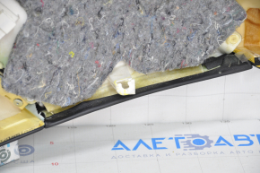 Door trim card rear left Lexus GS300 GS350 GS430 GS450h 06-06 black, mahogany leather tears, break, broken fastener