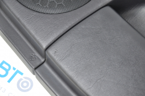Door trim card rear right Lexus GS300 GS350 GS430 GS450h 06-06 black, mahogany scratches and tears on leather