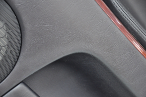 Door trim card rear right Lexus GS300 GS350 GS430 GS450h 06-06 black, mahogany scratches and tears on leather