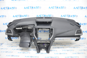 Torpedo front panel with AIRBAG Subaru Forester 19-21 SK black, scratches