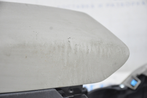 Console central armrest Subaru Forester 19-24 SK leather, black with gray, tears, scratches