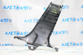 Honda Civic X FC 16-21 4D Black Lower Left Center Pillar Trim, Scratches
