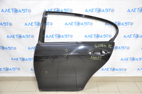 Door bare rear left Lexus GS300 GS350 GS430 GS450h 06-11 black 212 butts, painted