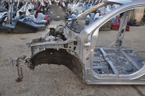 Front left quarter Toyota Highlander 08-13 on the body, silver, rusty