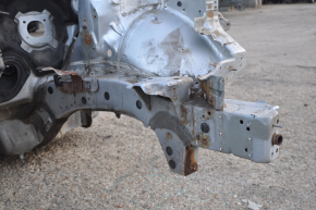 Front left quarter Toyota Highlander 08-13 on the body, silver, rusty
