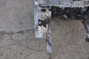 Front right quarter Toyota Highlander 08-13 on the body, silver, rusty