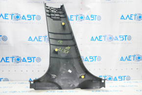 Center pillar trim lower right Nissan Maxima A36 16-23 black, scratches