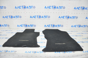 Set of floor mats for Subaru Forester 19-21 SK cloth black