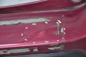 Rear bumper bare Subaru Forester 19-24 SK red, tear, crack, broken mount, scratches