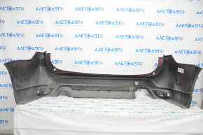 Rear bumper bare Subaru Forester 19-24 SK red, tear, crack, broken mount, scratches