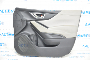 Door trim card front right Subaru Forester 19-24 SK black with gray insert, scratches