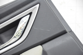 Door trim card rear left Subaru Forester 19-24 SK black with gray insert, scratches