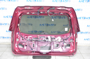 Naked trunk door with glass Subaru Forester 19-23 SK under electric spoiler, red M1Y, bumpers