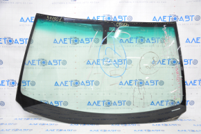 Windshield Lexus GS350 GS430 GS450h 07-11 under rain sensor PGW sand, air on edge, scratches
