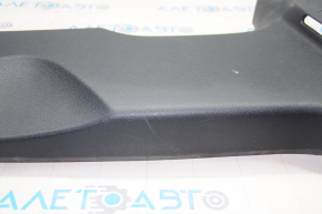 Center pillar trim lower right Audi Q5 8R 09-17 black, scratches