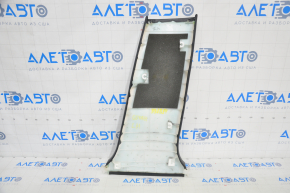 Center pillar trim lower left Lexus GS300 GS350 GS430 GS450h 06-08 leather black, broken fastening, scratches