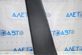 Center pillar trim lower left Fiat 500L 14-19 black, scratches