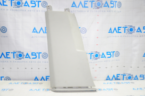 Center pillar trim lower left VW Jetta 19-24 gray, plastic turned white