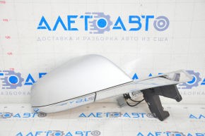 Side mirror right Tesla Model S 12-20 13+2 pins, auto-dimming, silver+chrome