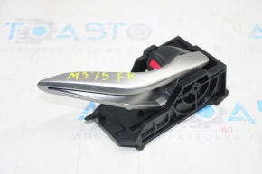 Door handle inside front right Mazda 3 14-18 BM silver