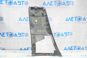 Center pillar trim lower right VW Passat b7 12-15 USA black, scratches