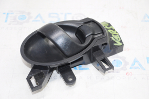 Door handle inside front right Nissan Versa 12-19 usa black