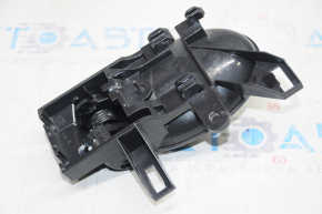 Door handle inside front right Nissan Versa 12-19 usa black