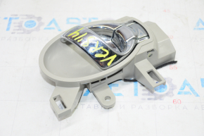 Door handle inside front right Nissan Versa 12-15 usa gray with chrome