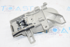 Door handle inside front right Nissan Versa 12-15 usa gray with chrome
