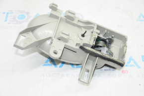 Door handle inside front left Nissan Versa 12-15 usa gray with chrome