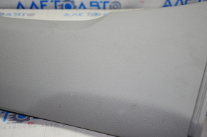 Center pillar trim lower left VW Passat b7 12-15 USA gray, plastic turned white, scratch