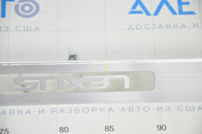 Door sill outer front left Lexus GS300 GS350 GS430 GS450h 06-11 chrome, scratches