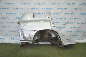 Quarter wing rear right Toyota Highlander 08-13 silver, dented, bumps, rusty