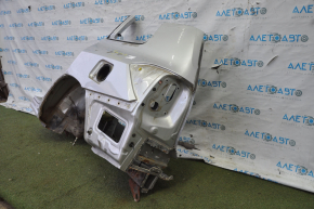 Quarter wing rear left Toyota Highlander 08-13 silver, pokes, rusty
