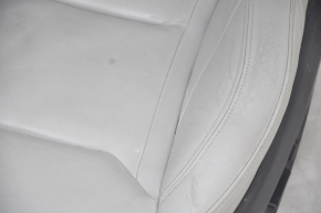 Driver's seat Tesla Model S 12-15 pre-rest, type 1, with airbag, electric, gray leather, heated, worn