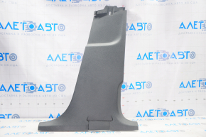 Center pillar trim lower right VW Tiguan 09-18 black, broken fastener, scratches