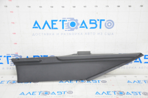 Rear trunk side trim under curtain left Tesla Model S 12-20 black, broken fastener