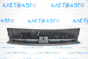 Tesla Model S 12-15 pre-restored rear trunk opening trim, black, scratches