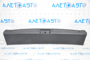 Tesla Model S 12-15 pre-restored rear trunk opening trim, black, scratches