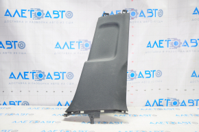 Center pillar trim lower right VW Jetta 11-18 USA black, broken fastener, scratches