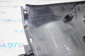 Center pillar trim lower right VW Jetta 11-18 USA black, broken fastener, scratches