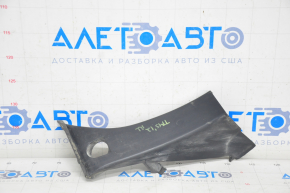 Tesla Model S 12-20 Black Rear Trunk Door Outer Trim, Left