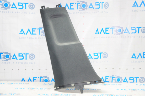 Center pillar trim lower left VW Jetta 11-18 USA black, broken crepe, scratches