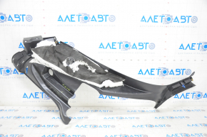 Rear pillar trim lower right Tesla Model S 12-15 pre-rest, type 1, black, with gray insert, scratches, worn