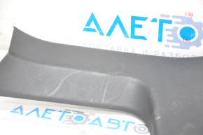 Rear pillar trim lower right Tesla Model S 12-15 pre-rest, type 1, black, with gray insert, scratches, worn