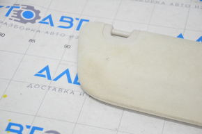 Left visor Tesla Model S 12-20 beige, chemically treated