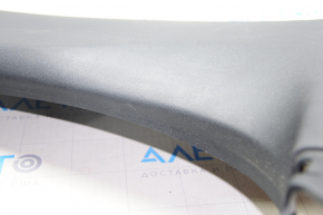 Center pillar trim lower left Chevrolet Malibu 16-23 black, rubbed