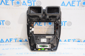 Climate control control of Nissan Leaf 13-17 with frame, with monitor control, with air duct, worn panel