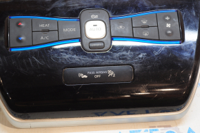 Climate control control of Nissan Leaf 13-17 with frame, with monitor control, with air duct, worn panel